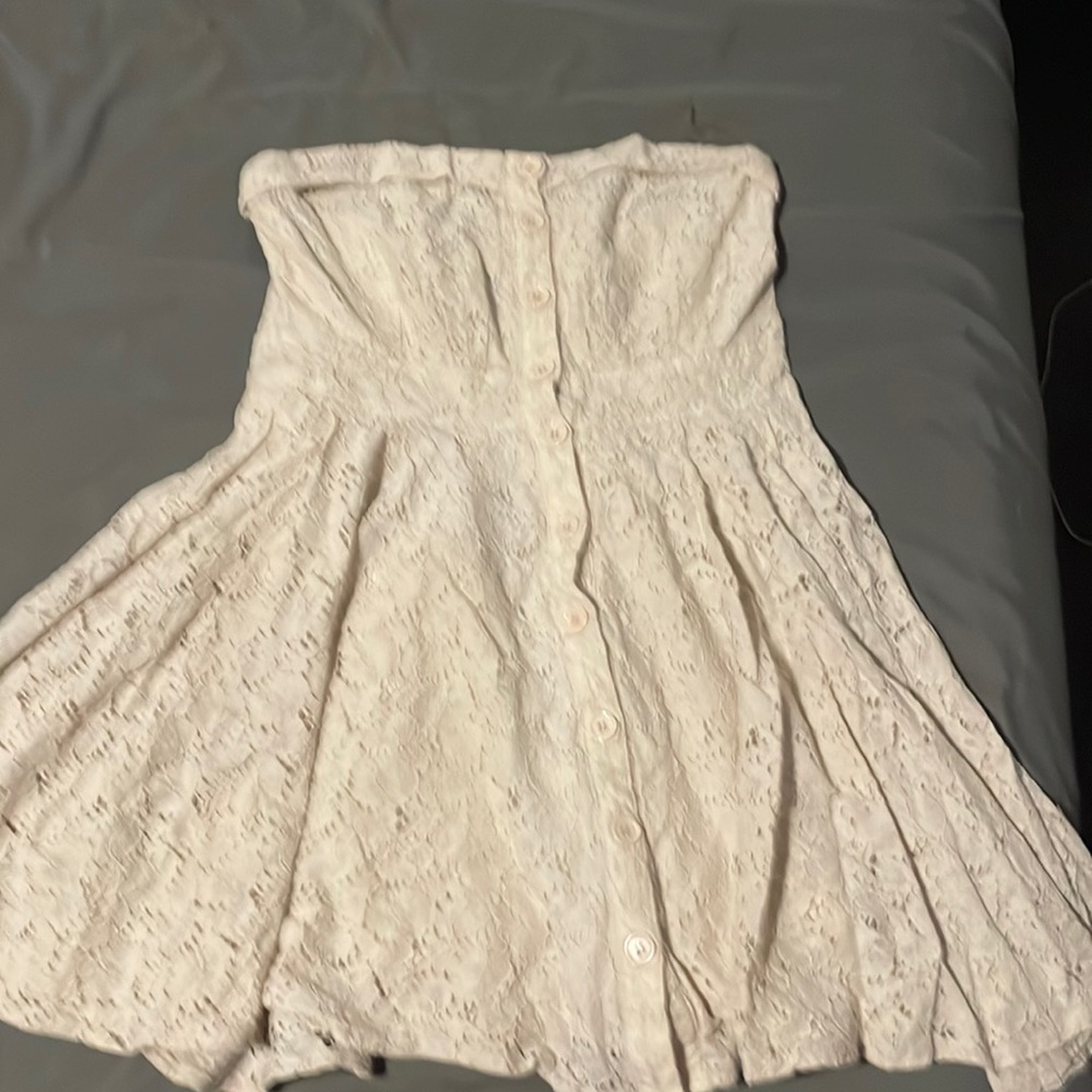 Alna Be lace dress (off white beige color)